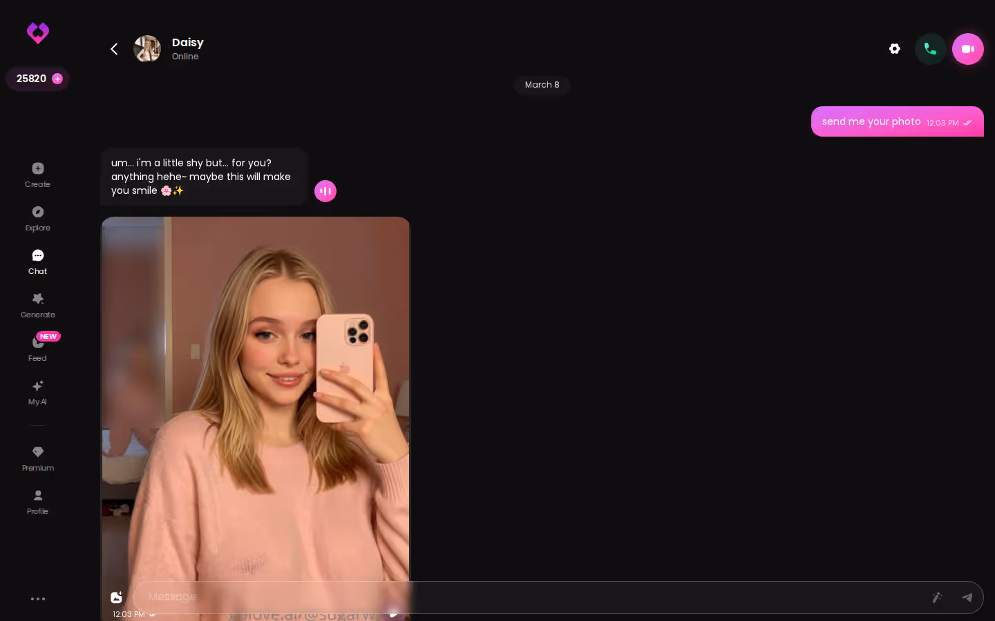 Extended GoLove.ai desktop chat with a second character — ai tranny porn